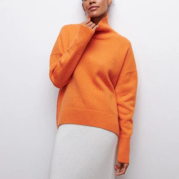 Vienna Women's Oversized Sweater - styled view