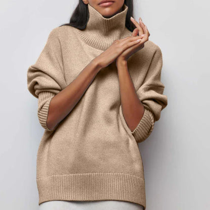 Vienna Women's Oversized Sweater - fabric and finish detail