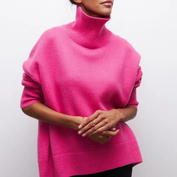 Vienna Women's Oversized Sweater - back view
