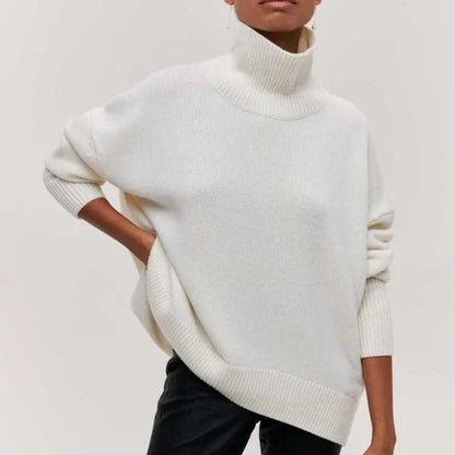 Vienna Women's Oversized Sweater - shown in use