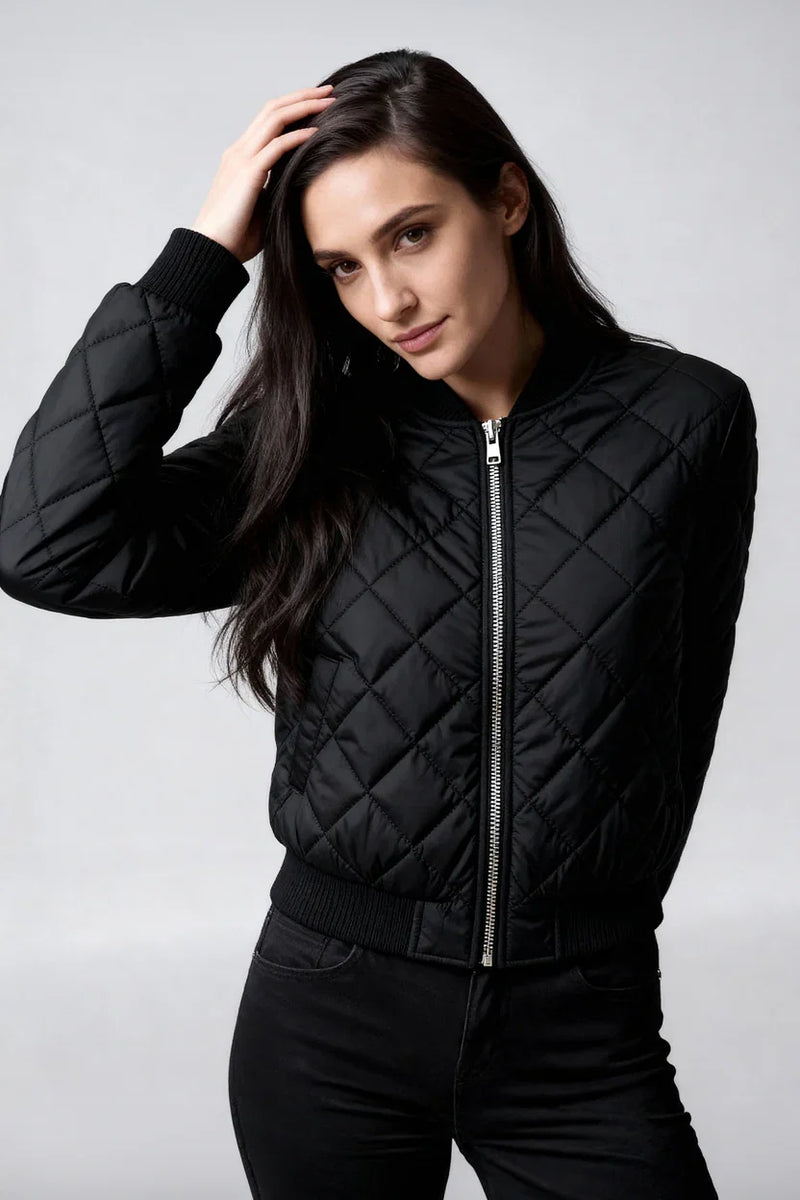 Mabel Women's Quilted Jacket - front view