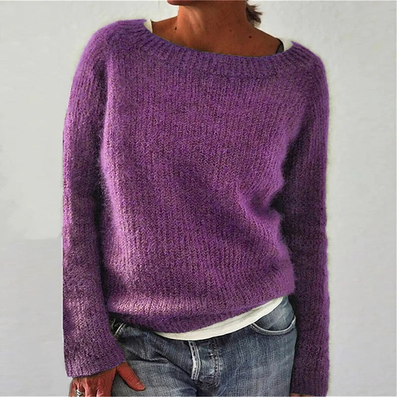 Wilda Women's Sweater - fabric and finish detail