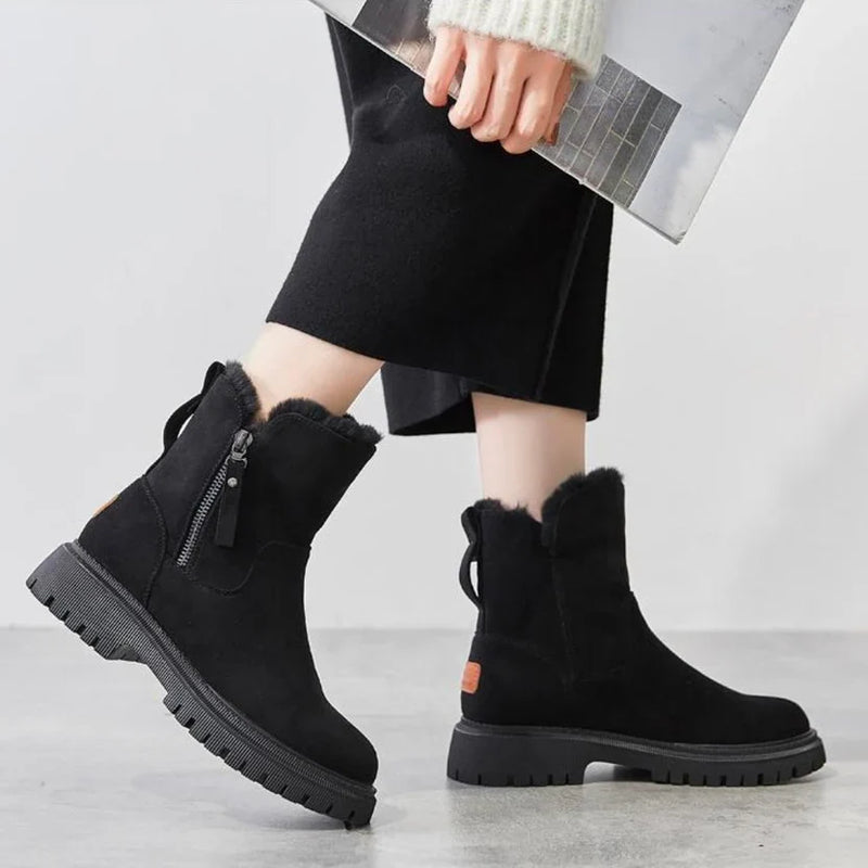 Paloma Women's Ankle Boots - fabric and finish detail