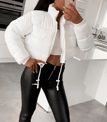 Faye Women's Puffer Jacket - shown in use