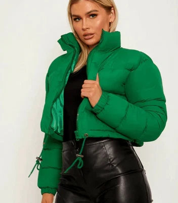 Faye Women's Puffer Jacket - back view