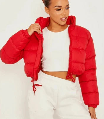 Faye Women's Puffer Jacket - flat lay