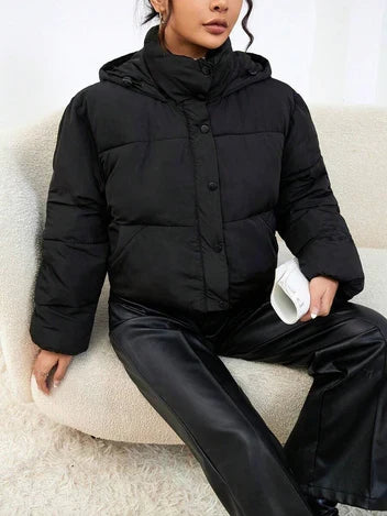 Edith Women's Puffer Jacket - styled view