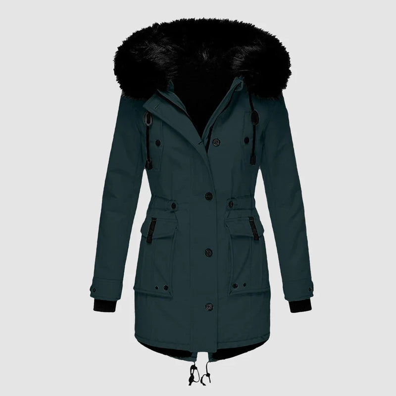 Harlow Women's Puffer Jacket - flat lay