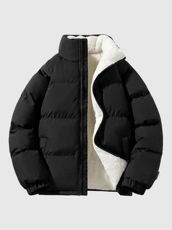 Cleo Women's Puffer Jacket - styled view