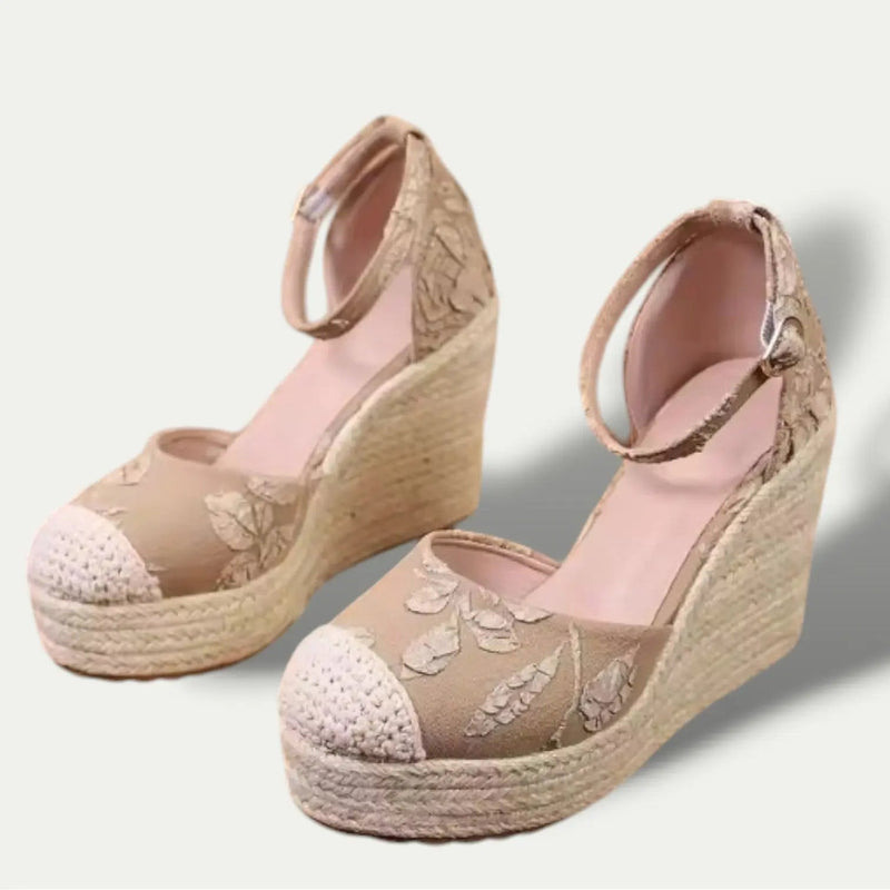 Beatrix Women's Floral Sandals | Boho, Wedge
