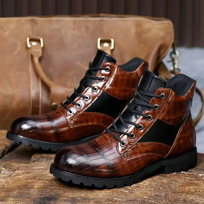 Gideon Men's Ankle Boots - back view