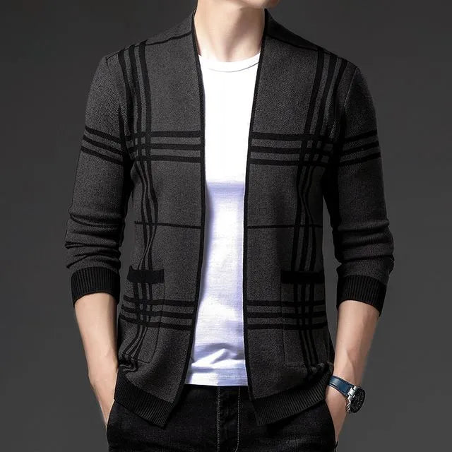 Rosa Women's Plaid Cardigan - styled view