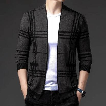 Rosa Women's Plaid Cardigan - styled view