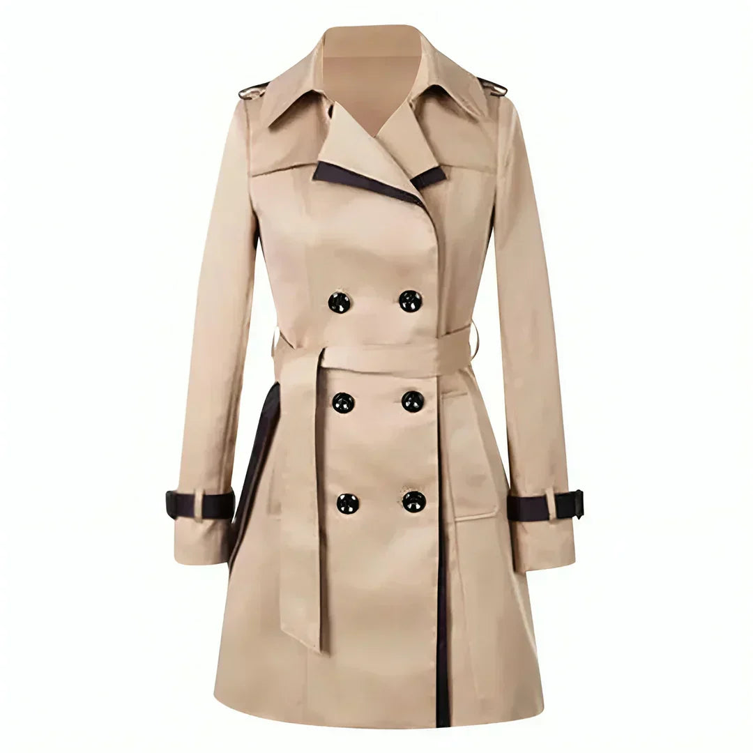 Vienna Women's Trench Coat - front view