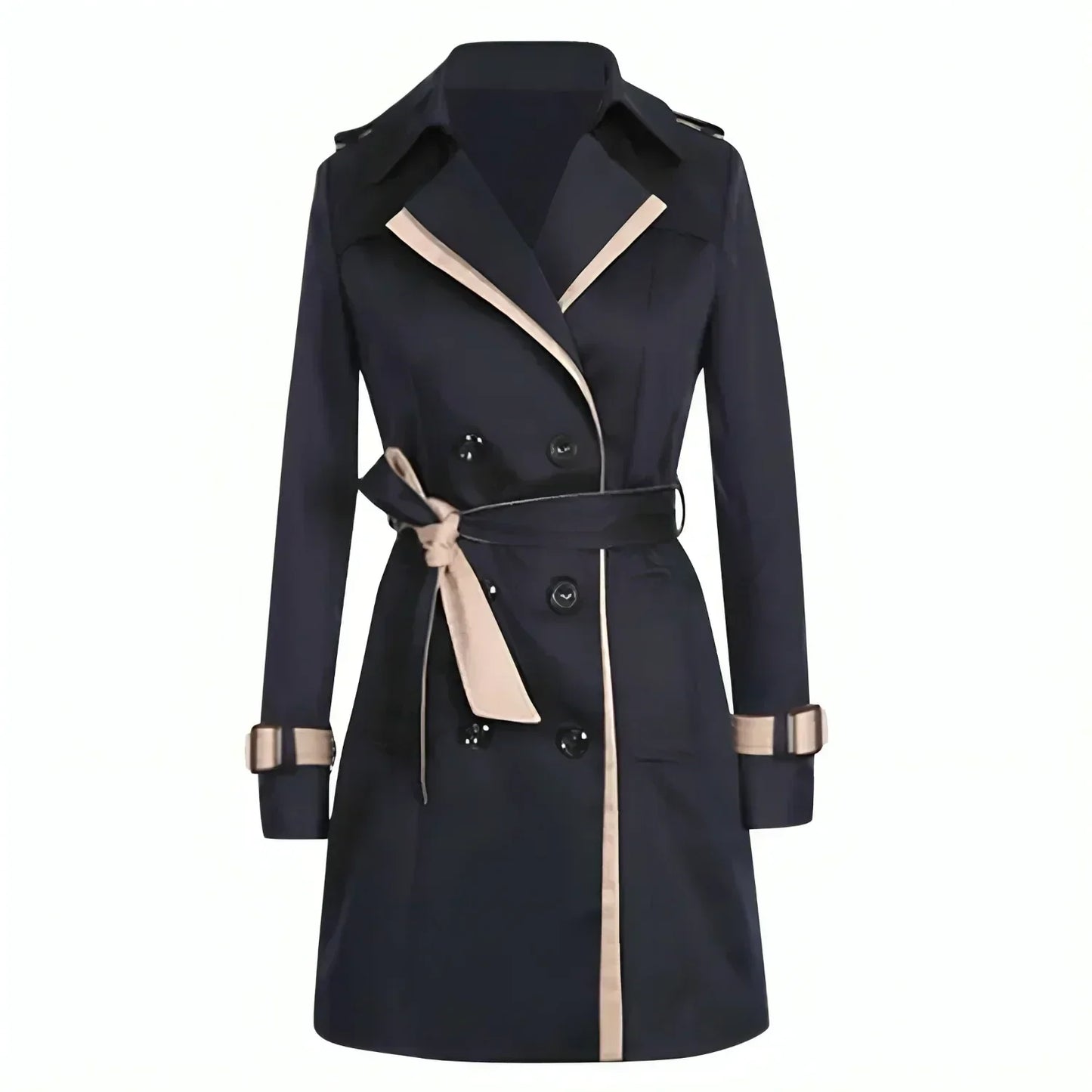 Vienna Women's Trench Coat - styled view