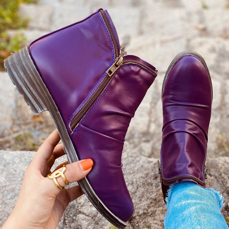 Nadia Women's Ankle Boots - shown in use