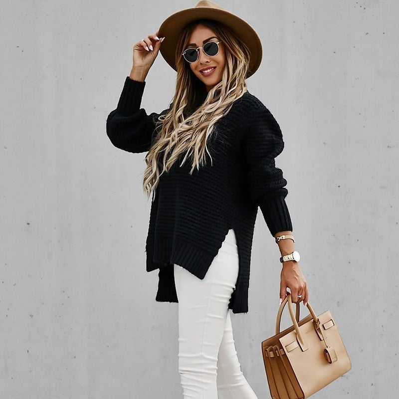 Ivy Women's Oversized Sweater - flat lay