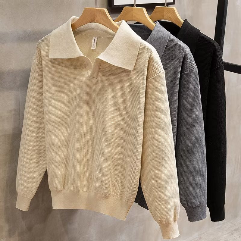 Gideon Men's Sweater | Black, Grey