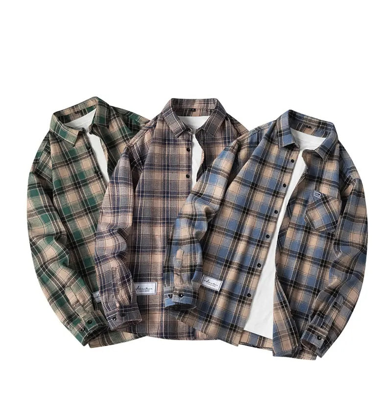 Lila Women's Plaid Maverick Flannel - close-up detail