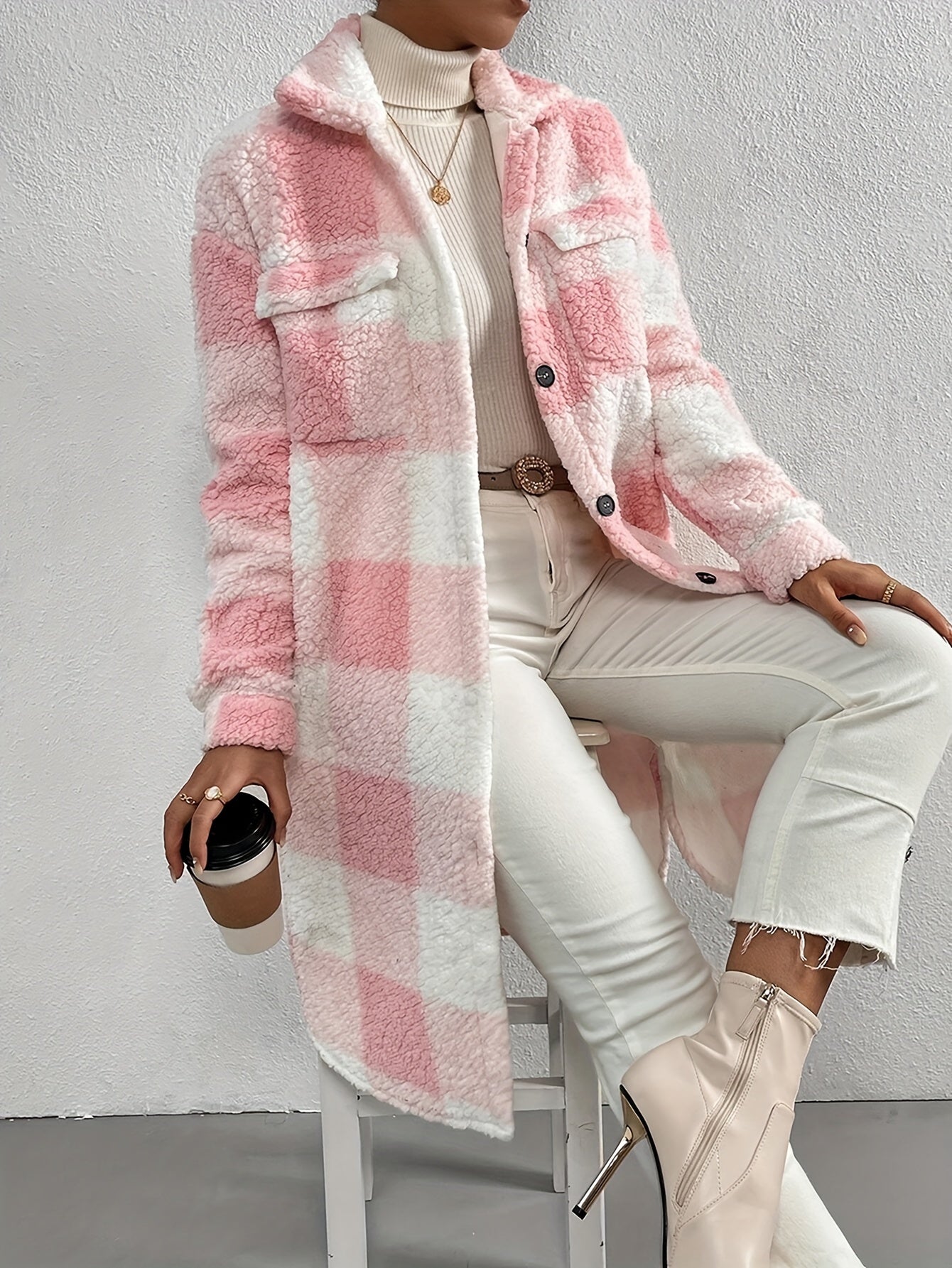 Maren Women's Oversized Coat - front view
