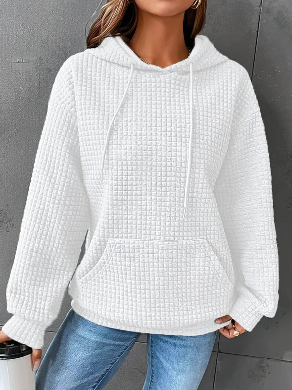 Harlow Women's Quilted Hoodie - full-length view