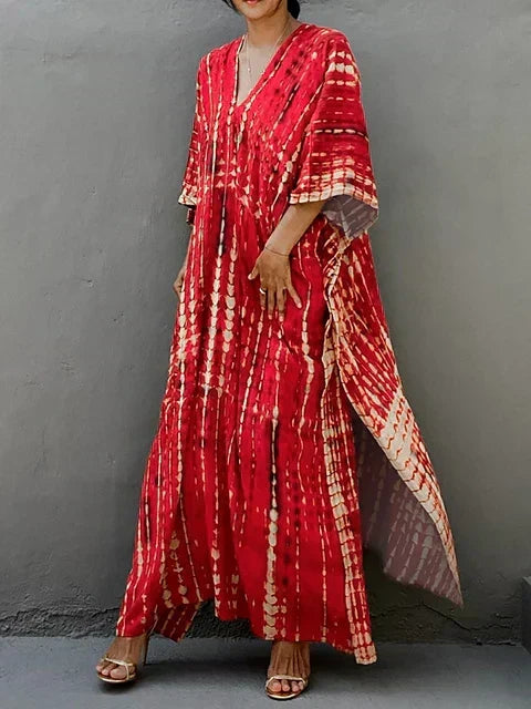 Willa Women's Maxi Dress - fabric and finish detail