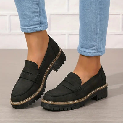 Hattie Women's Platform Loafers - front view