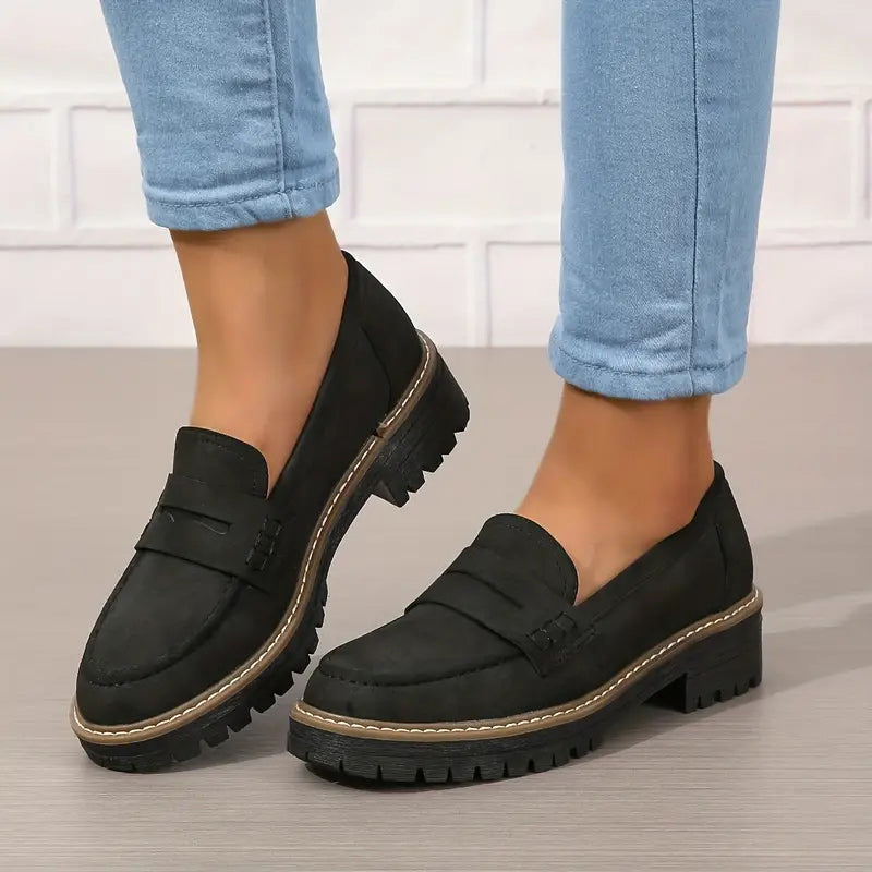 Hattie Women's Platform Loafers | Chunky