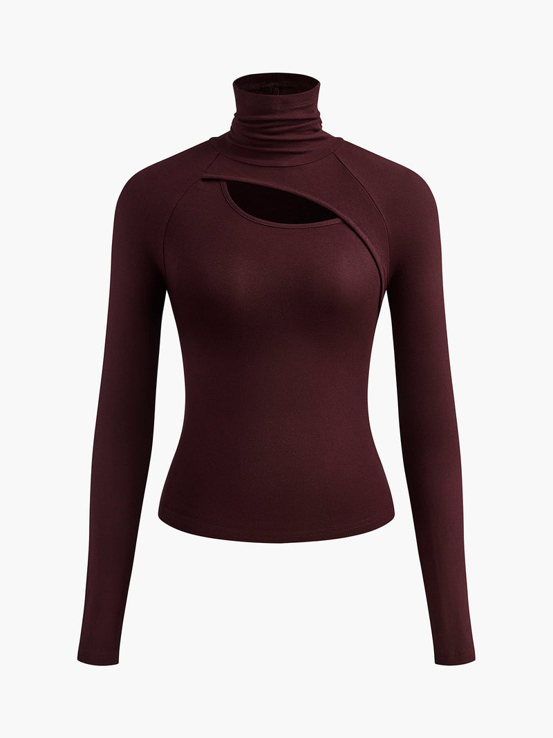 Faye Women's Asymmetric Top - flat lay