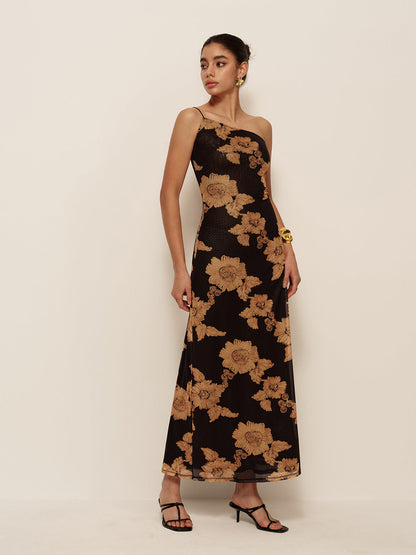Tallulah Women's Asymmetric Dress - full-length view