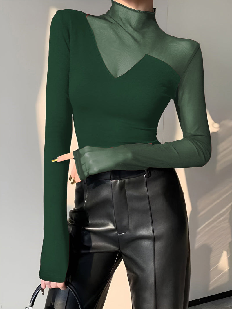 Genevieve Women's Asymmetric T-shirt - front view
