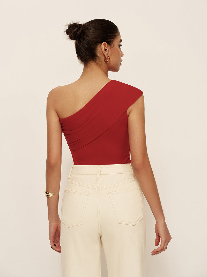 Liana Women's Asymmetric Top - back view