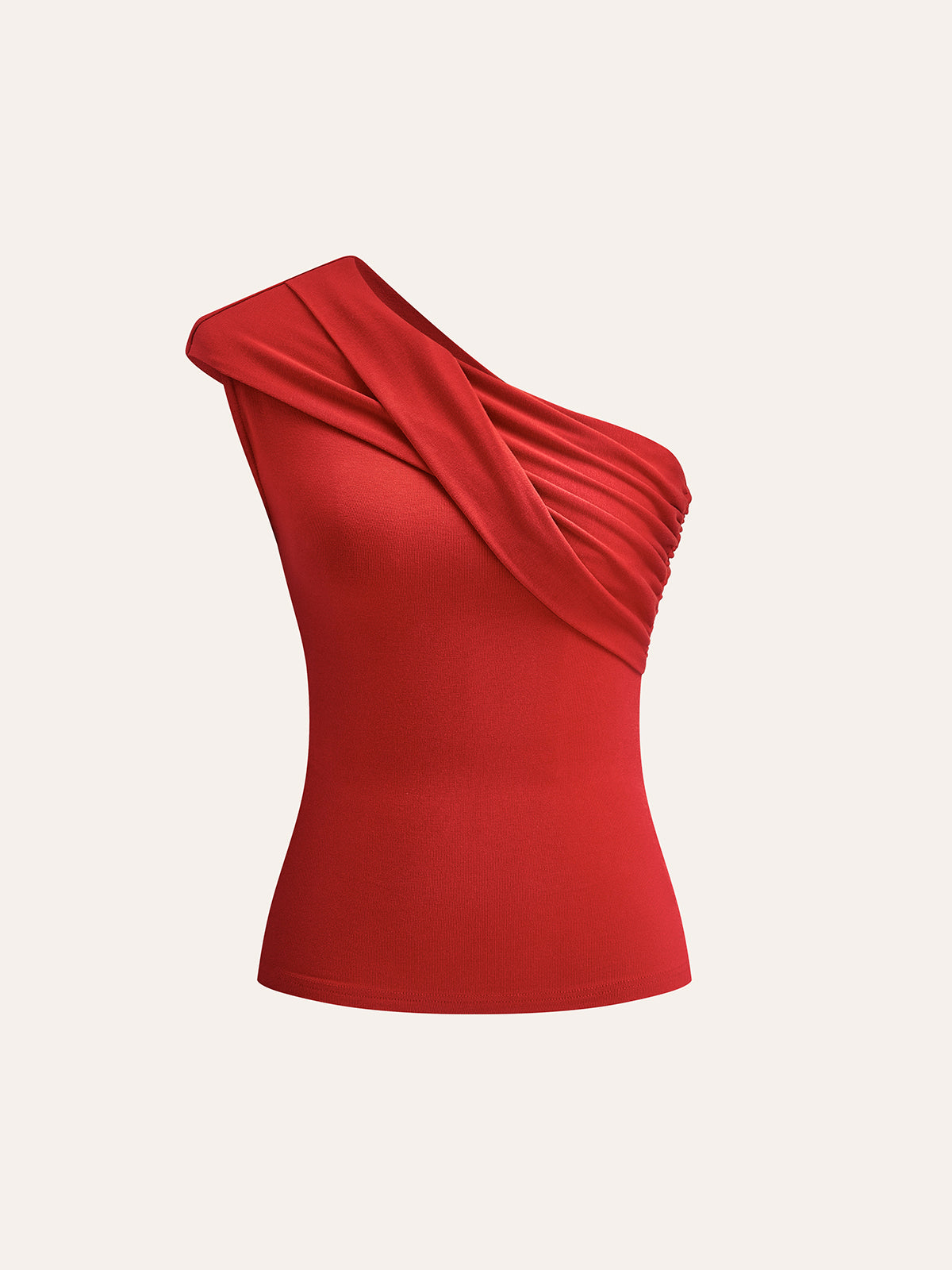 Liana Women's Asymmetric Top - close-up detail