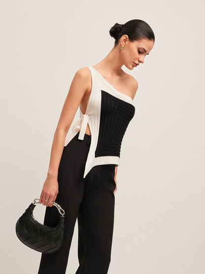 Genevieve Women's Asymmetric Top - full-length view