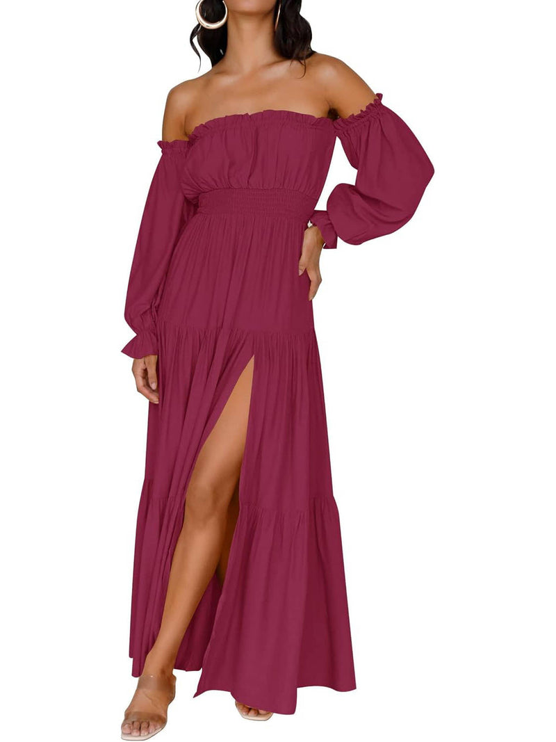 Wren Women's Maxi Dress - fabric and finish detail