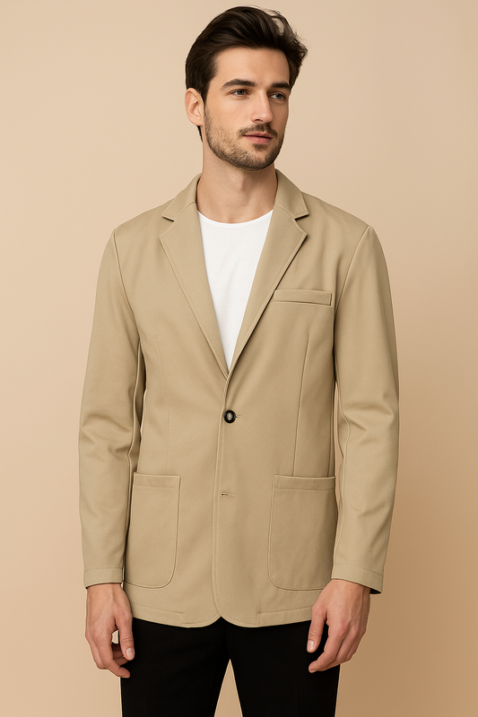 Gray Men's Blazer - front view