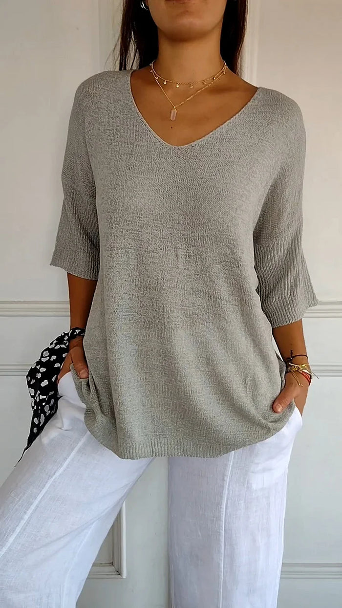 Kira Women's Oversized Sweater - shown in use
