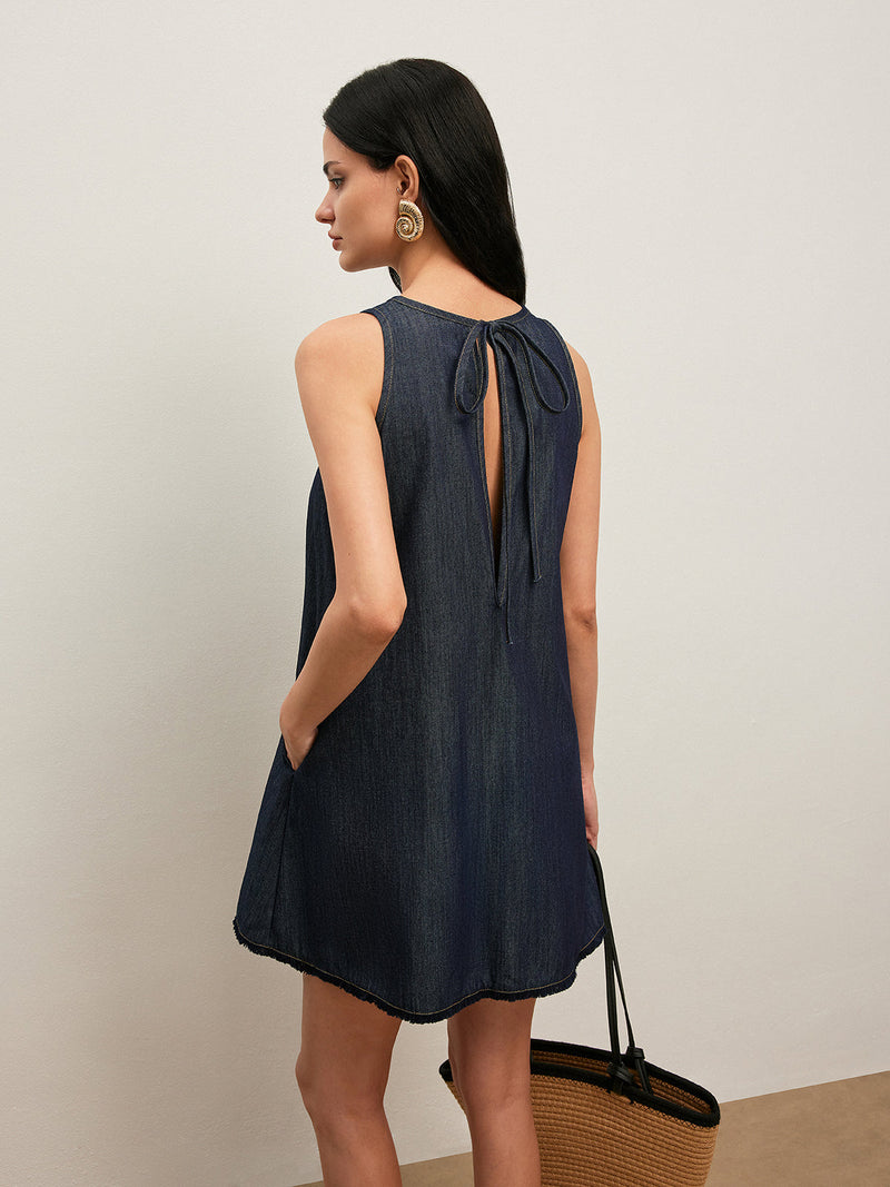 Paloma Women's Oversized Dress - back view