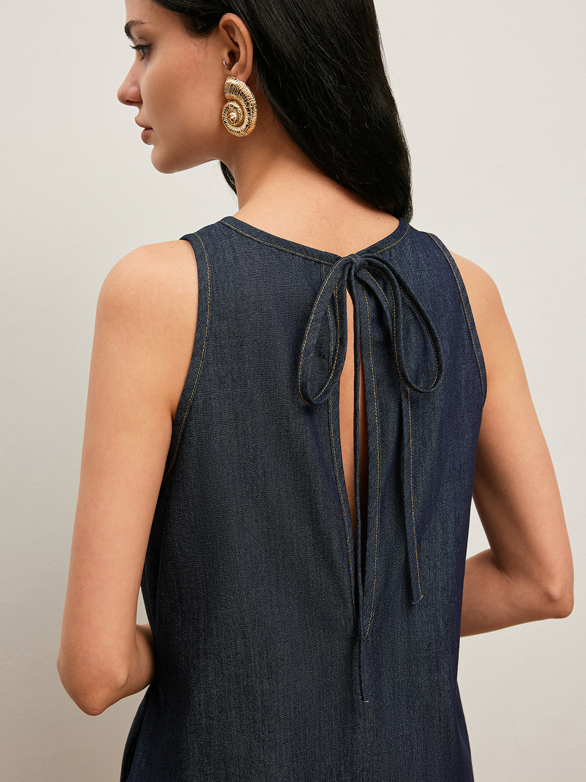 Paloma Women's Oversized Dress - close-up detail