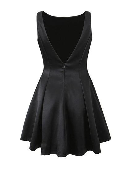 Noor Women's Satin Dress - styled view
