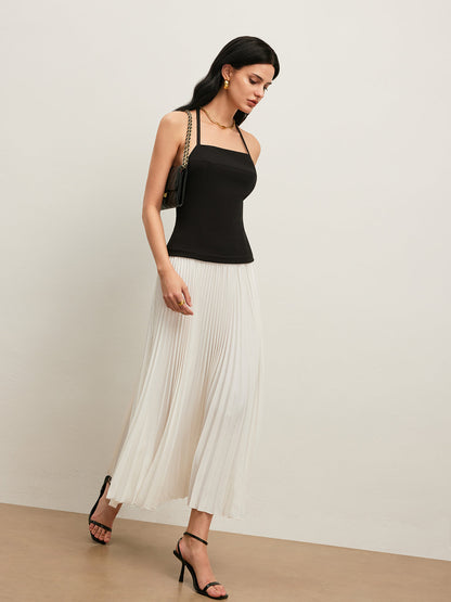 Harlow Women's Pleated Dress - styled view