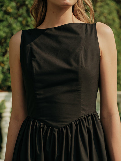 Rosa Women's Pleated Dress - full-length view