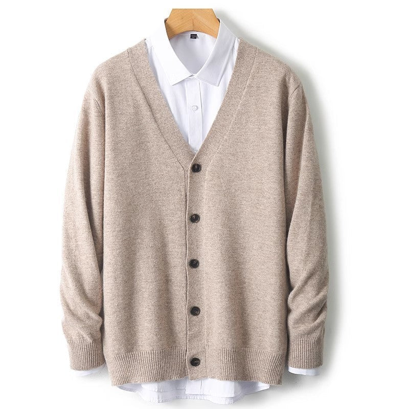Jasper Men's Cardigan - styled view