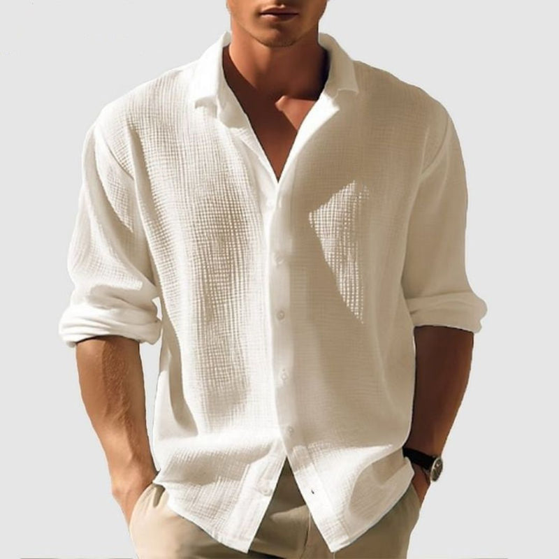 Arlo Men's Shirt | Waffle, Cotton