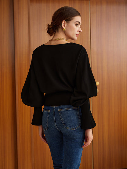 Yvette Women's Sweatshirt - fabric and finish detail