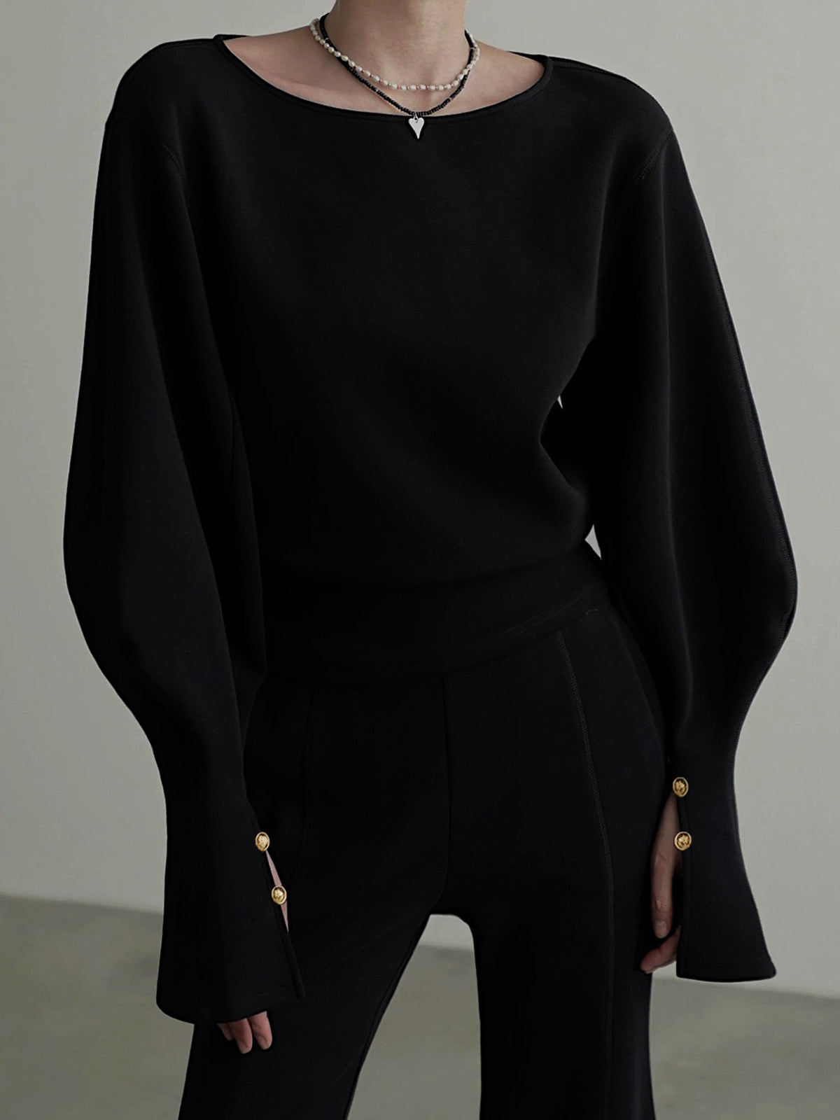 Yvette Women's Sweatshirt - close-up detail