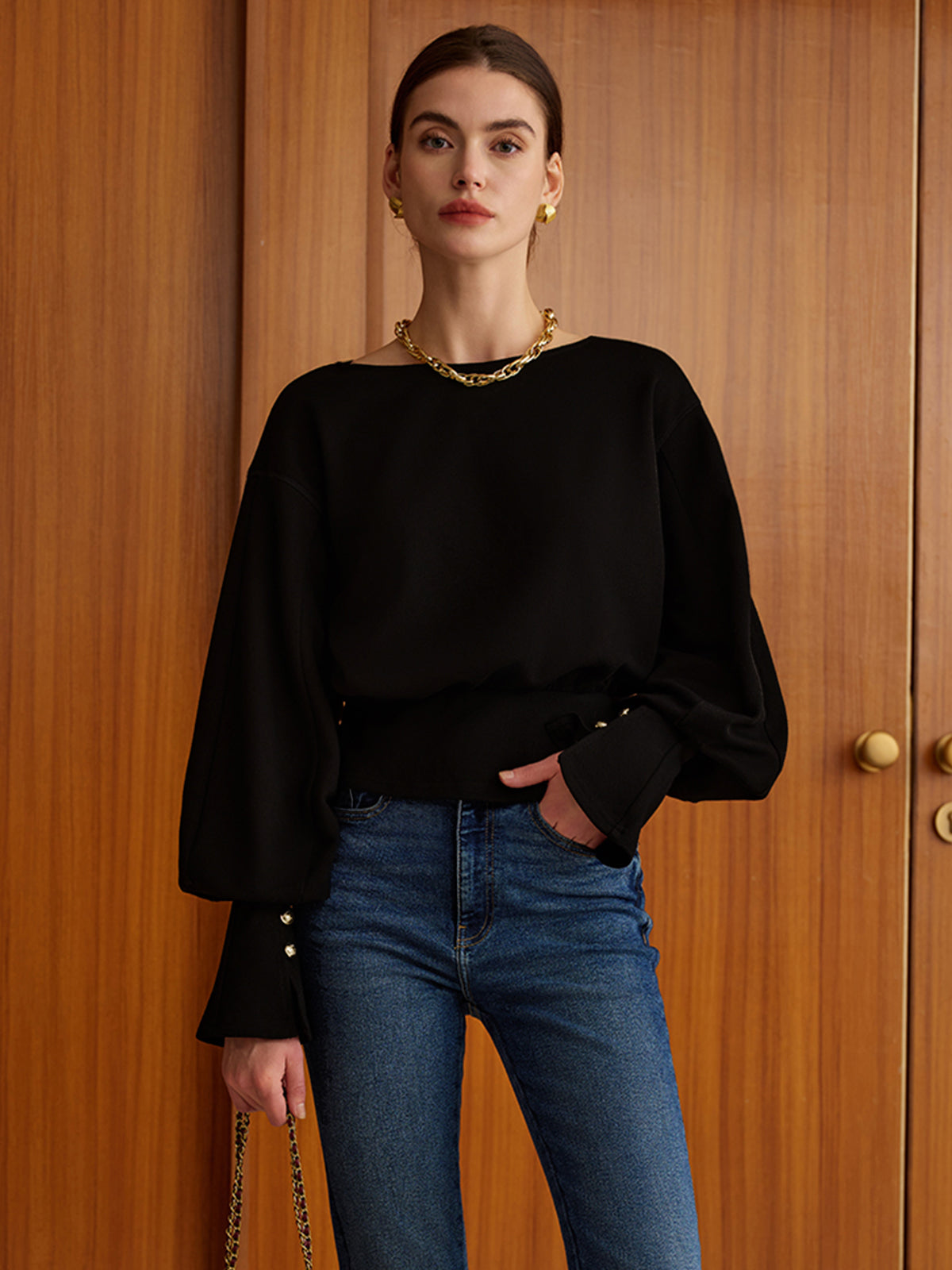 Yvette Women's Sweatshirt - front view