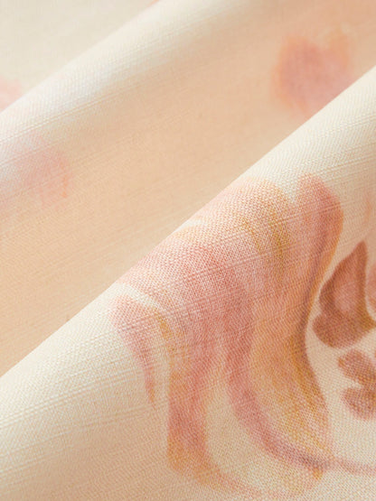 Faye Women's Floral Dress - fabric and finish detail
