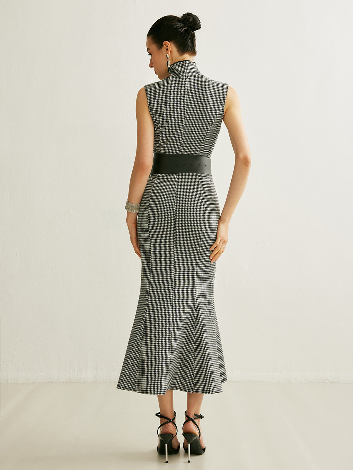 Ottilie Women's Plaid Dress - full-length view
