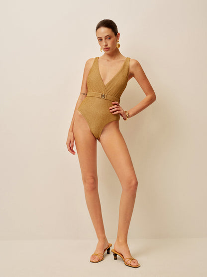 Elsie Women's Swimsuit - fabric and finish detail